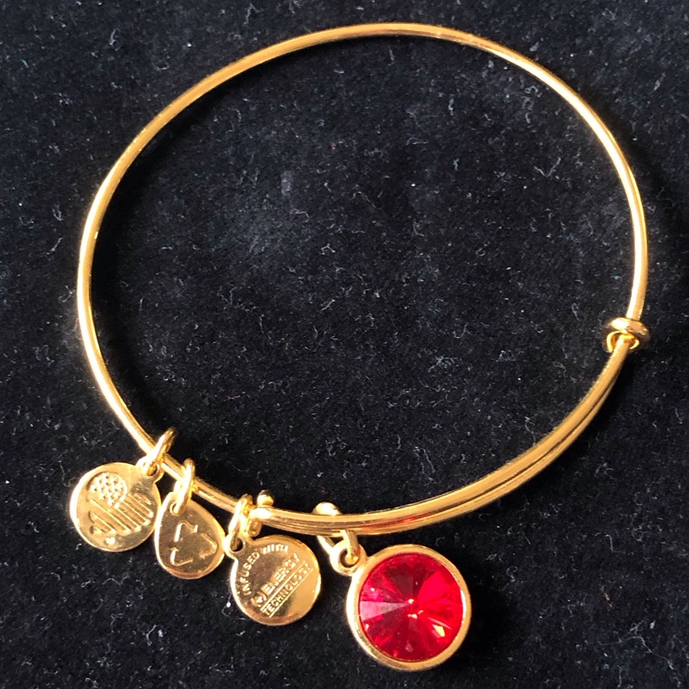 Alex and Ani July Birthstone Bangle